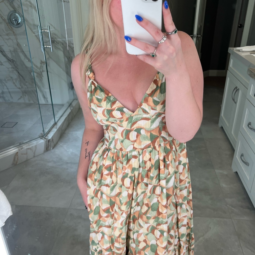 NWT Abercrombie Midi Dress - Picture 2 of 4